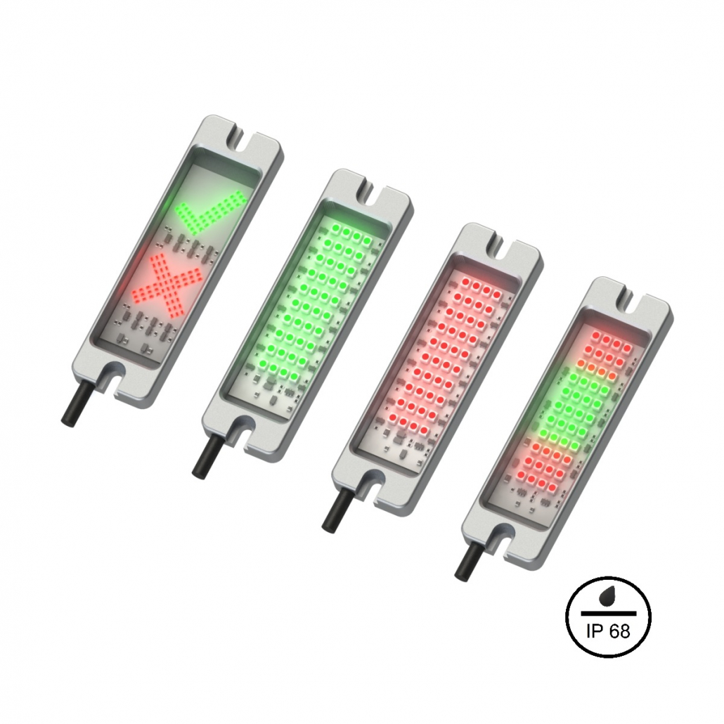 Kompakte Signalleuchten Serie SL-x-F